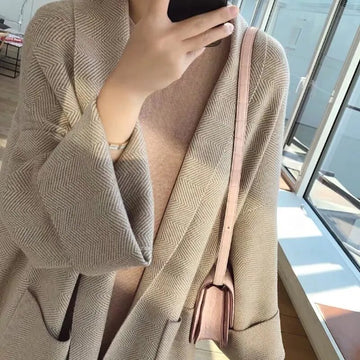 Winter Long Cardigan for Women Fashion Long Sleeve Loose Sweater Knitted Autumn Simple Casual Women's Sweaters 2023